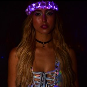 Image result for glow headband rose